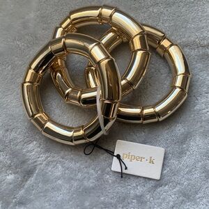 NEW- Piper Luxurious Gold Bracelet Trio